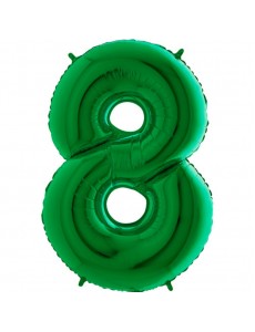 Balão Número 8 Verde